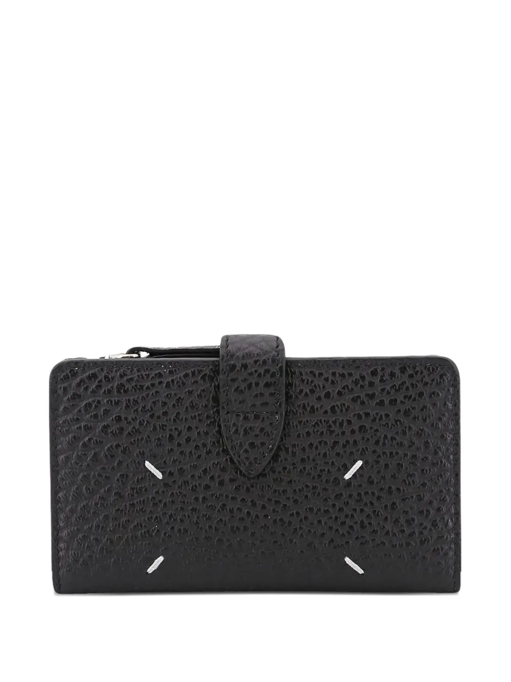 Maison Margiela Four Stitches zip wallet | Black | Image 1