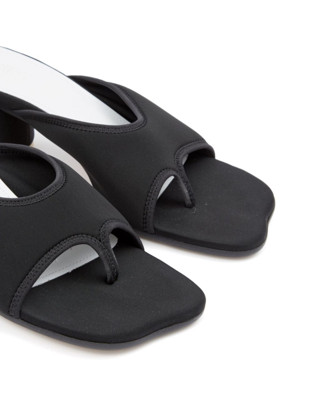 MM6 Maison Margiela 60mm thong-strap mules Black