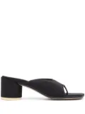 MM6 Maison Margiela 60mm thong-strap mules - Black