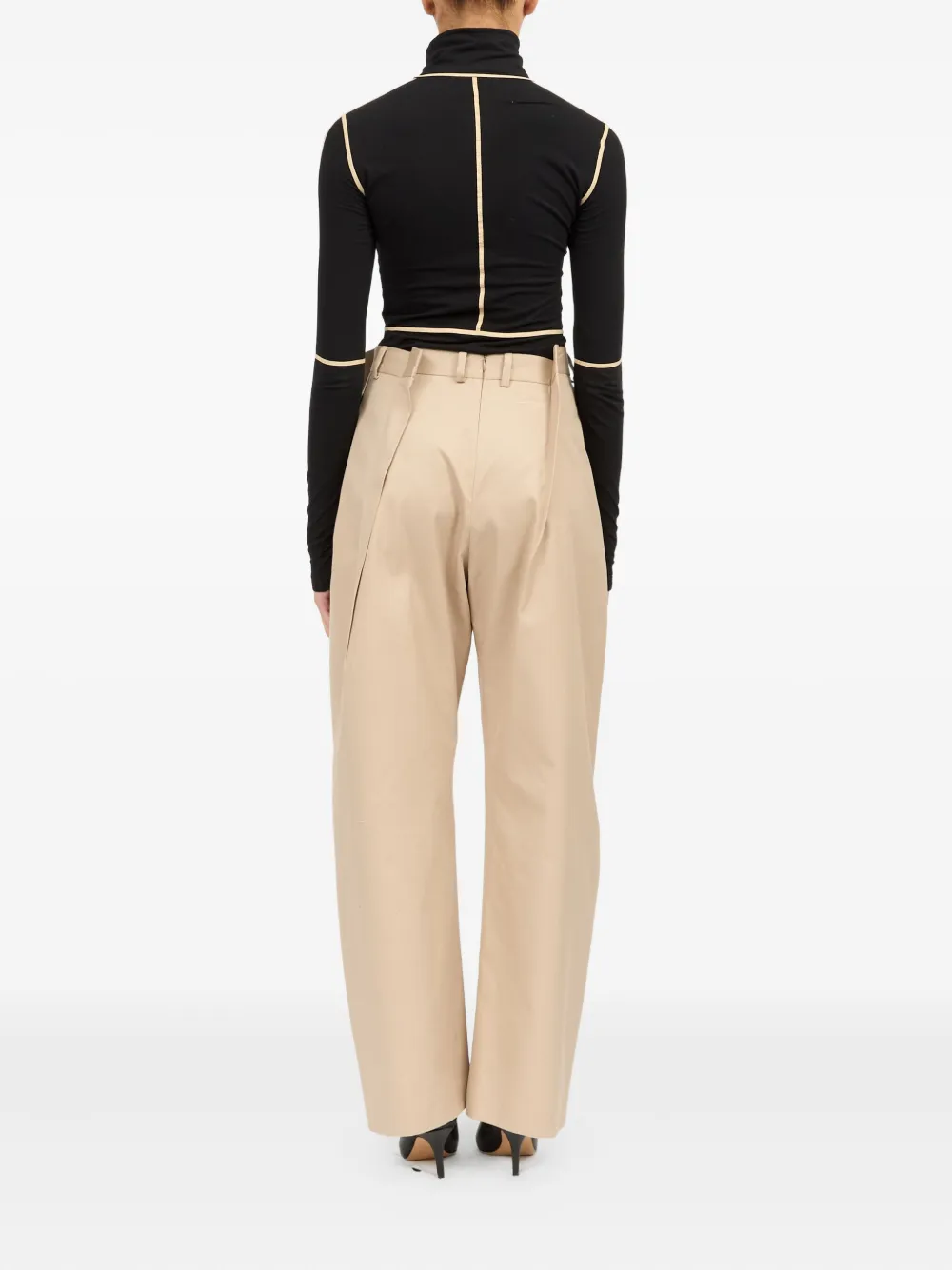 asymmetric trousers