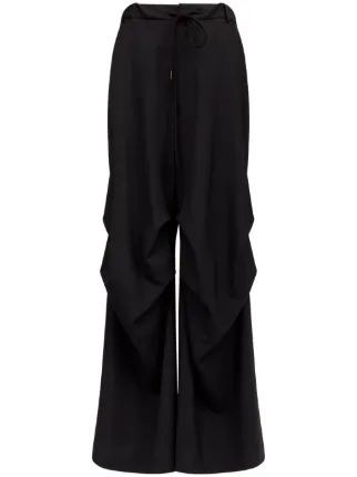 MM6 Maison Margiela ブラックフレアパンツ MM6 Maison Margiela フレアパンツ | ブラック | FARFETCH JP