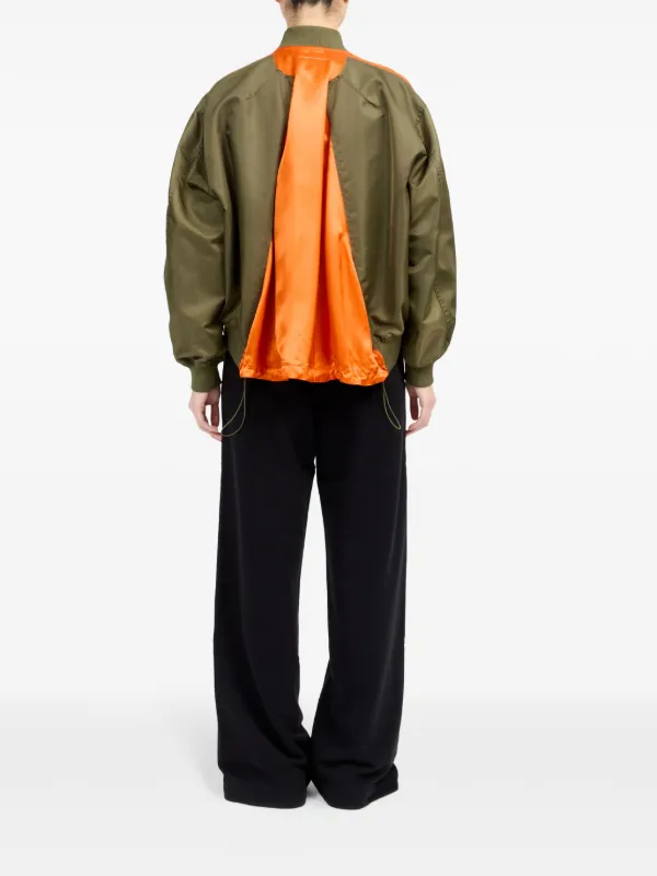 MM6 Maison Margiela ジップアップ ジャケット | グリーン | FARFETCH JP