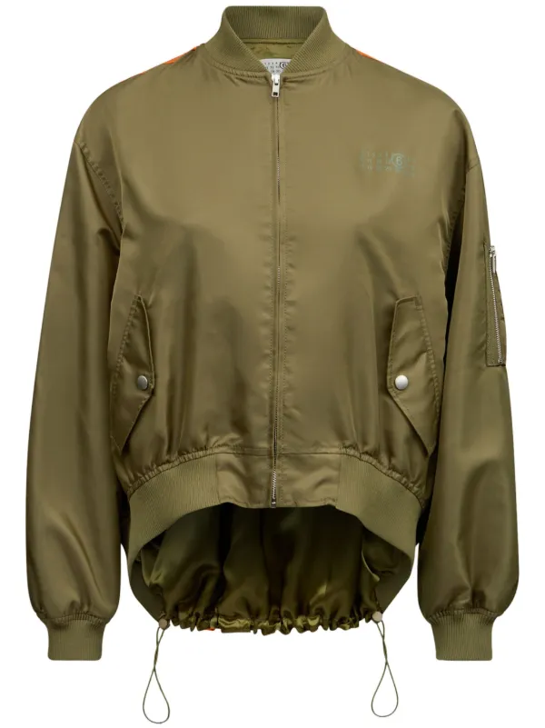 MM6 Maison Margiela ジップアップ ジャケット | グリーン