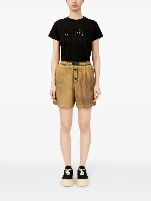 【関送込】MM6 MaisonMargiela ダメージ加工ショートパンツ MM6 Maison Margiela｜ダメージ加工デニムショーツ