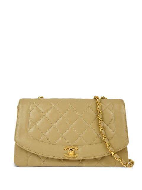 HOT SALE CHANEL 1990 medium Diana shoulder bag Women