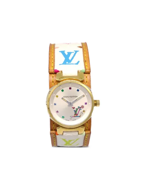 Louis Vuitton Pre-Owned ساعة 'تامبور' 28 ملم من الألفينيات x Takashi Murakami
