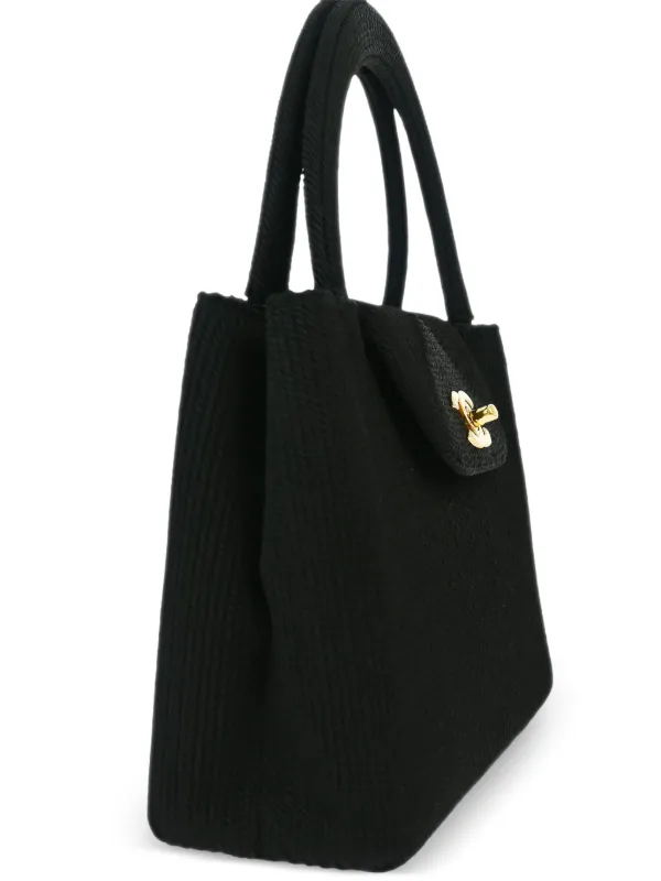 CHANEL Pre-Owned 1998 Rope Kelly Handbag | Black | FARFETCH