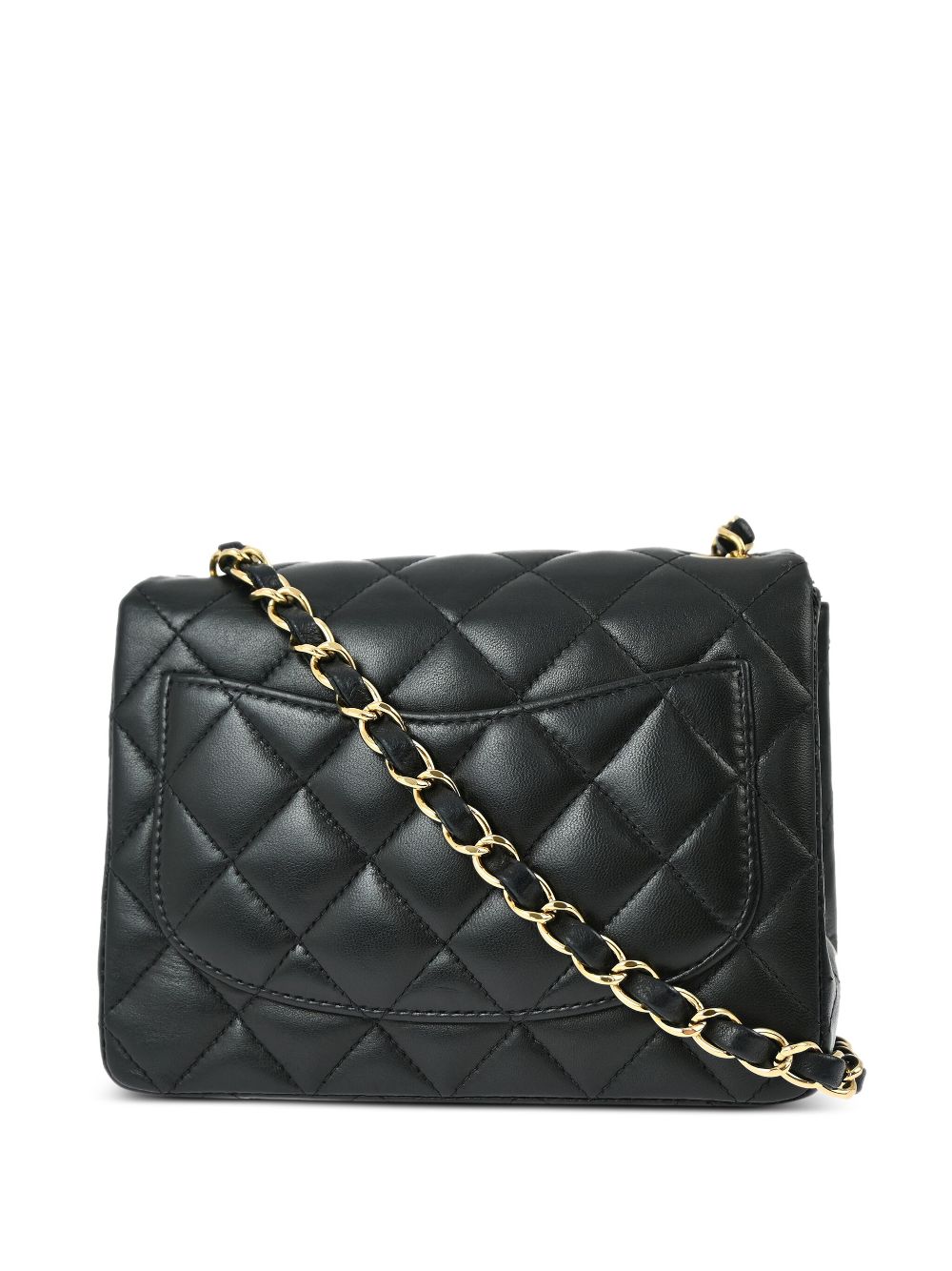 CHANEL Pre-Owned 2003 Classic Square Flap mini-schoudertas - Zwart