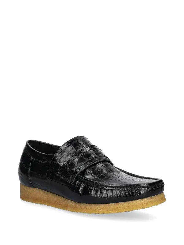 Clarks Originals Mocassim Wallabe | Preto | FARFETCH BR