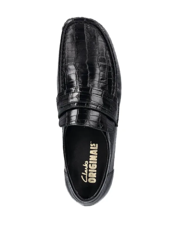 Clarks Originals Wallabe Loafers Black FARFETCH