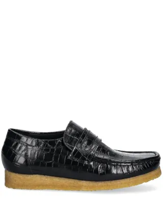 Clarks Originals Mocassim Wallabe | Preto | FARFETCH BR