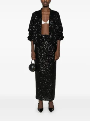 DVF ダイアンフォンファステンバーグ　スパンコール　ジャケット　シルク Diane von Furstenberg（ダイアン・フォン・ファステンバーグ