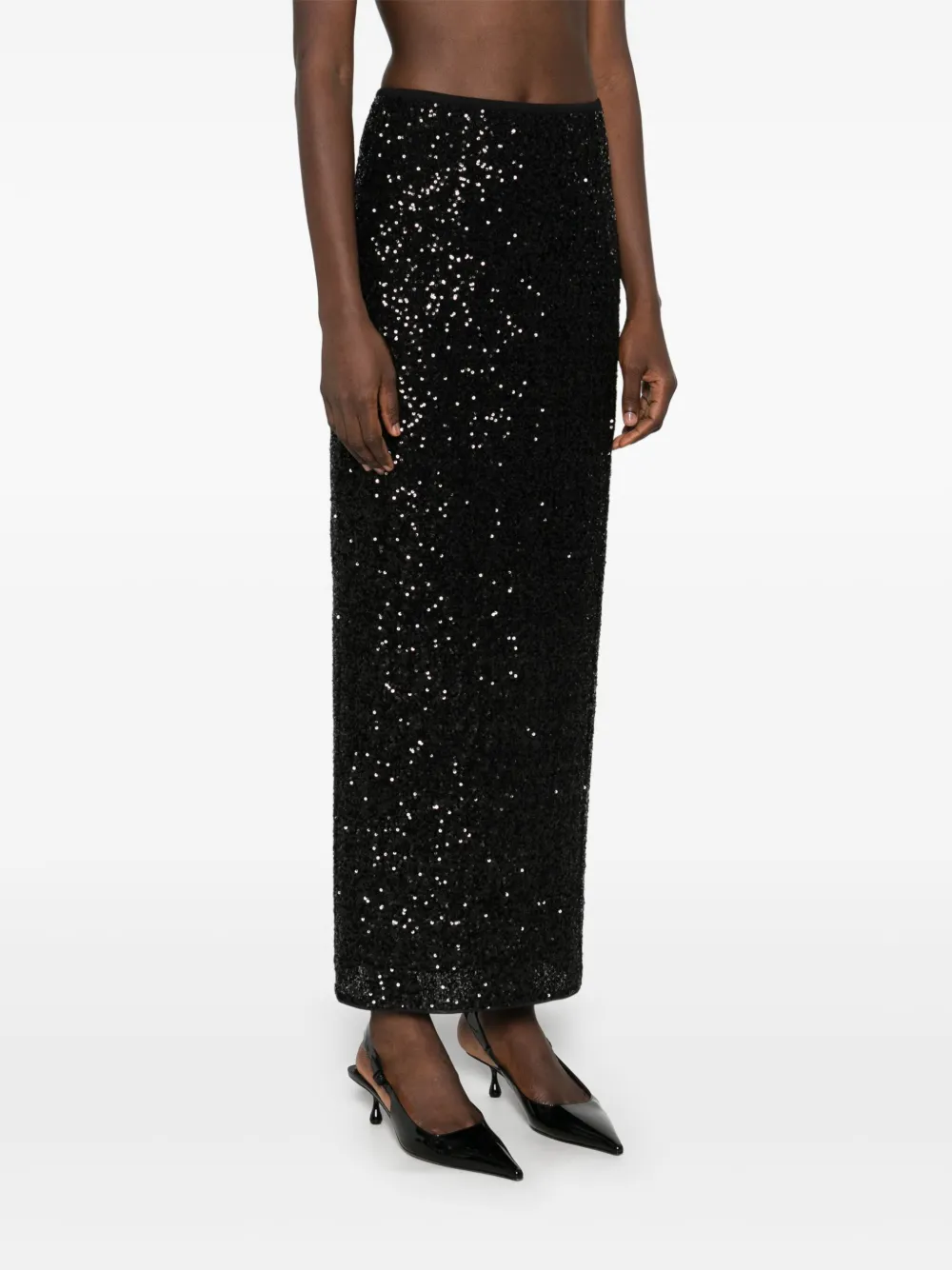 DVF Diane von Furstenberg Brayan maxi-rok Zwart