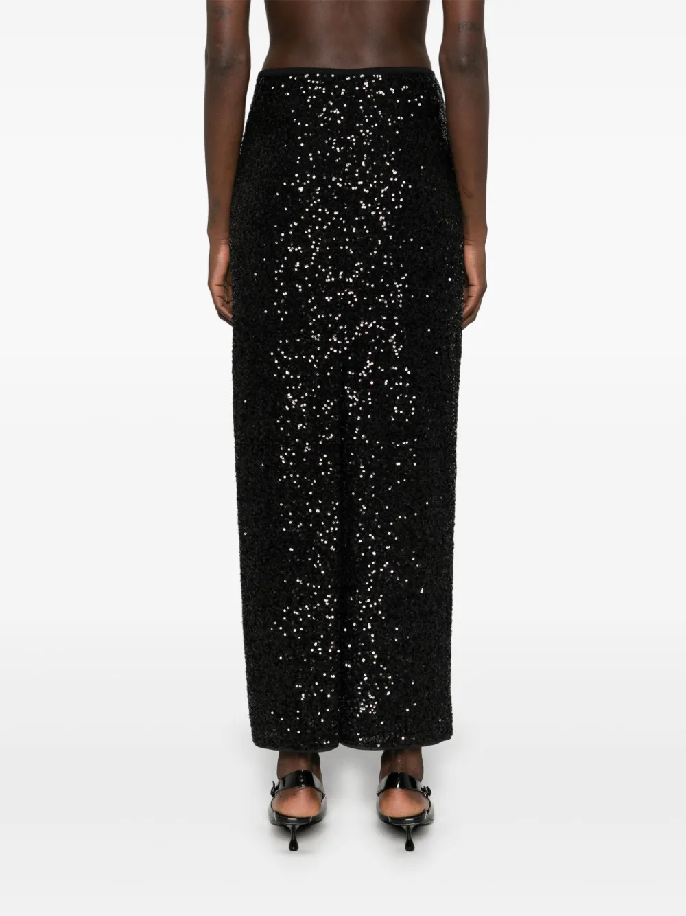 DVF Diane von Furstenberg Brayan maxi-rok Zwart