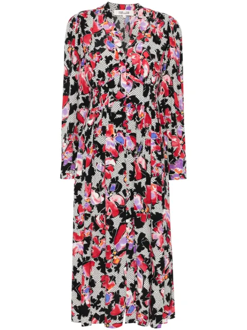 DVF Diane von Furstenberg vestido midi Erica