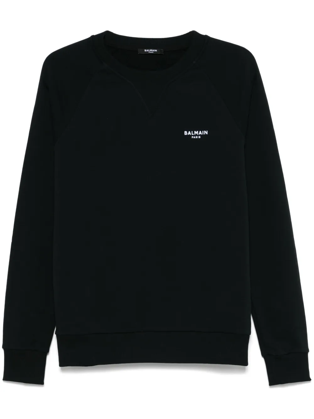 Balmain Sweater met logo Zwart