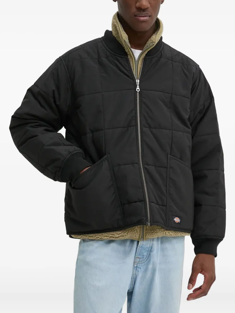 DICKIES quilted zip jacket | Black | Image 1