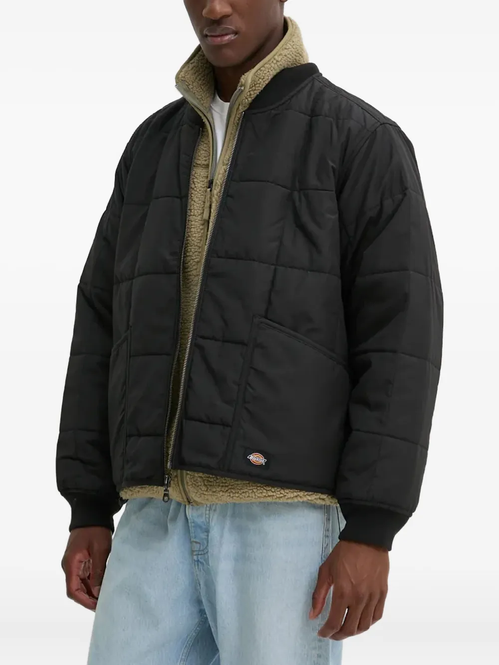 DICKIES Gewatteerd jack Zwart