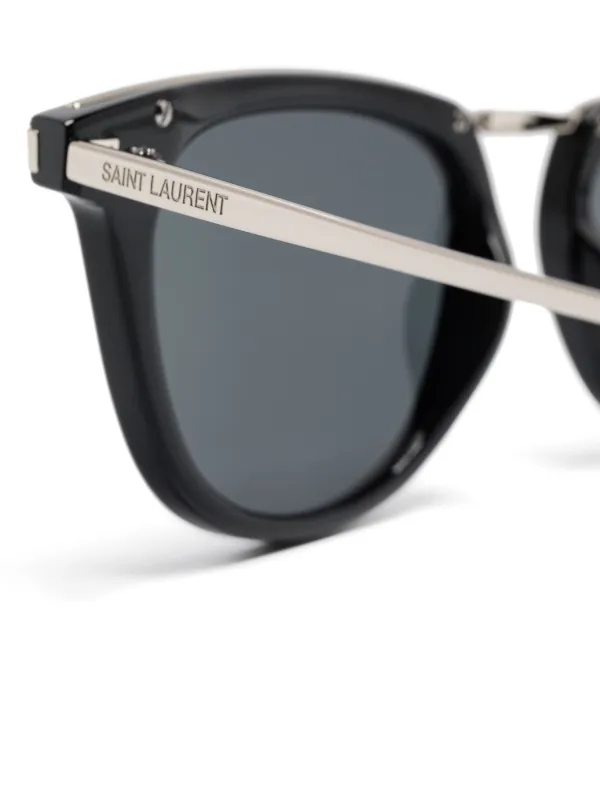 Saint Laurent ブラック サングラス サンローラン SAINT LAURENT アイウェア 53サイズ アジアン