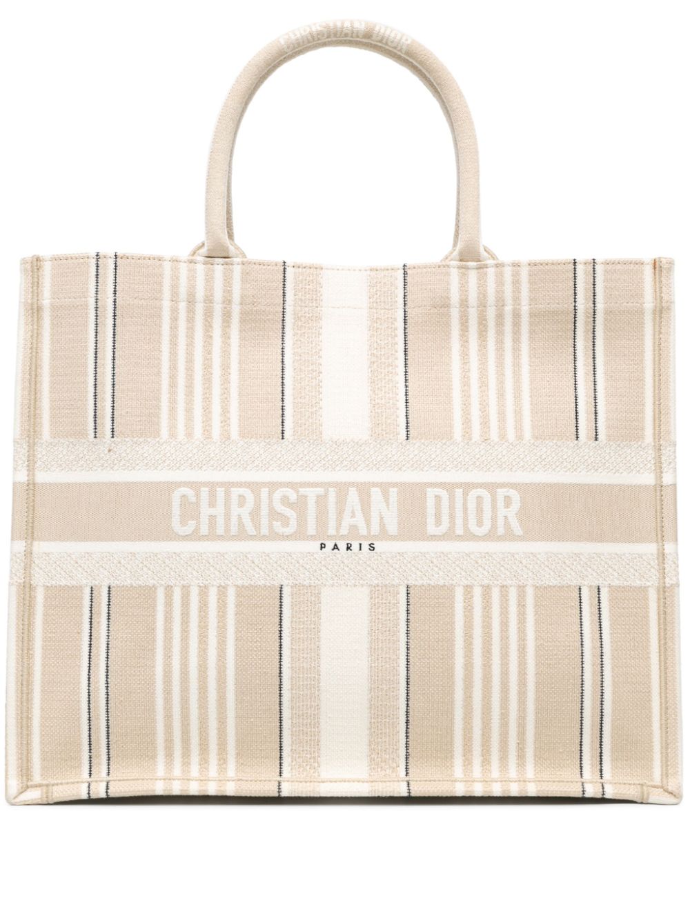 Christian Dior 2020 Large Stripes Book tote bag Women