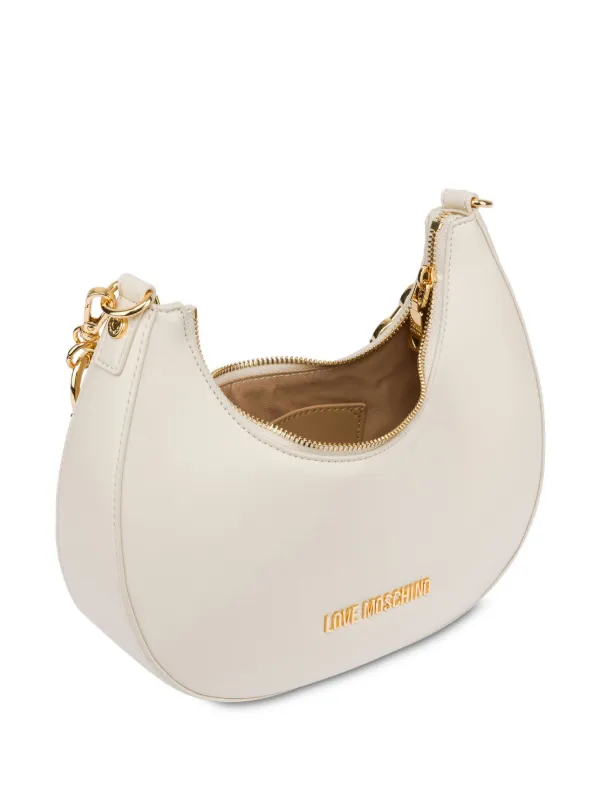 MOSCHINO Logo lettering shoulder bag モスキーノ バッグ Love Moschino logo-lettering Shoulder Bag | Black | FARFETCH