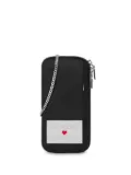 Love Moschino logo phone case - Black
