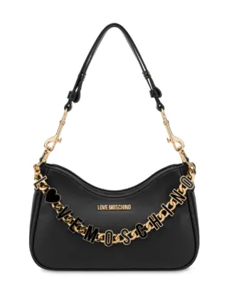 Love Moschino ロゴ ショルダーバッグ | ブラック | FARFETCH JP