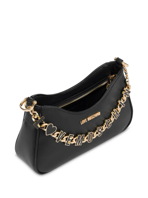 Moschino logo shoulder bag sale