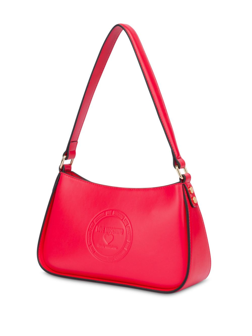 Love Moschino Schoudertas met logo - Rood