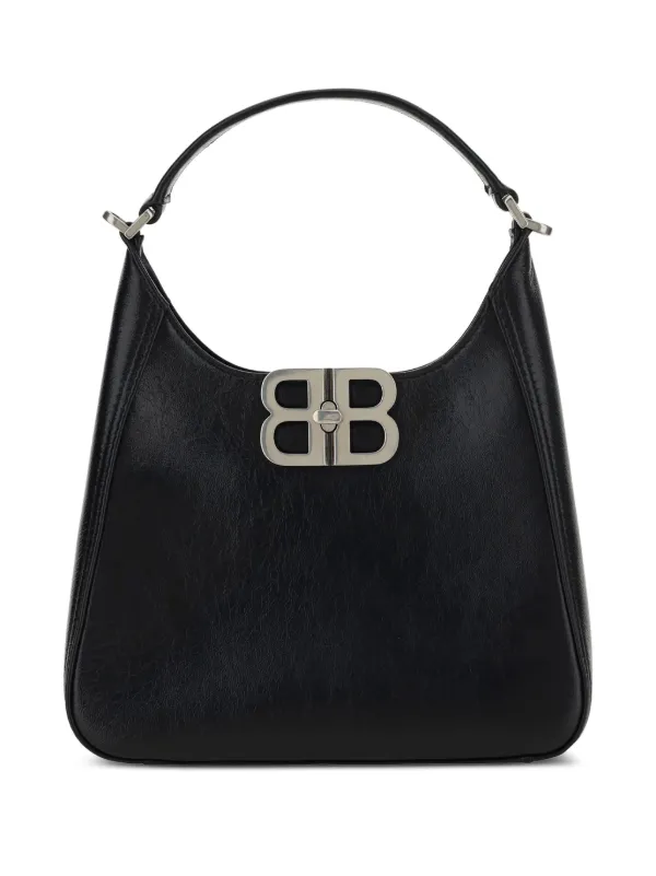 Balenciaga small BB shoulder bag women Lambskin OS Black