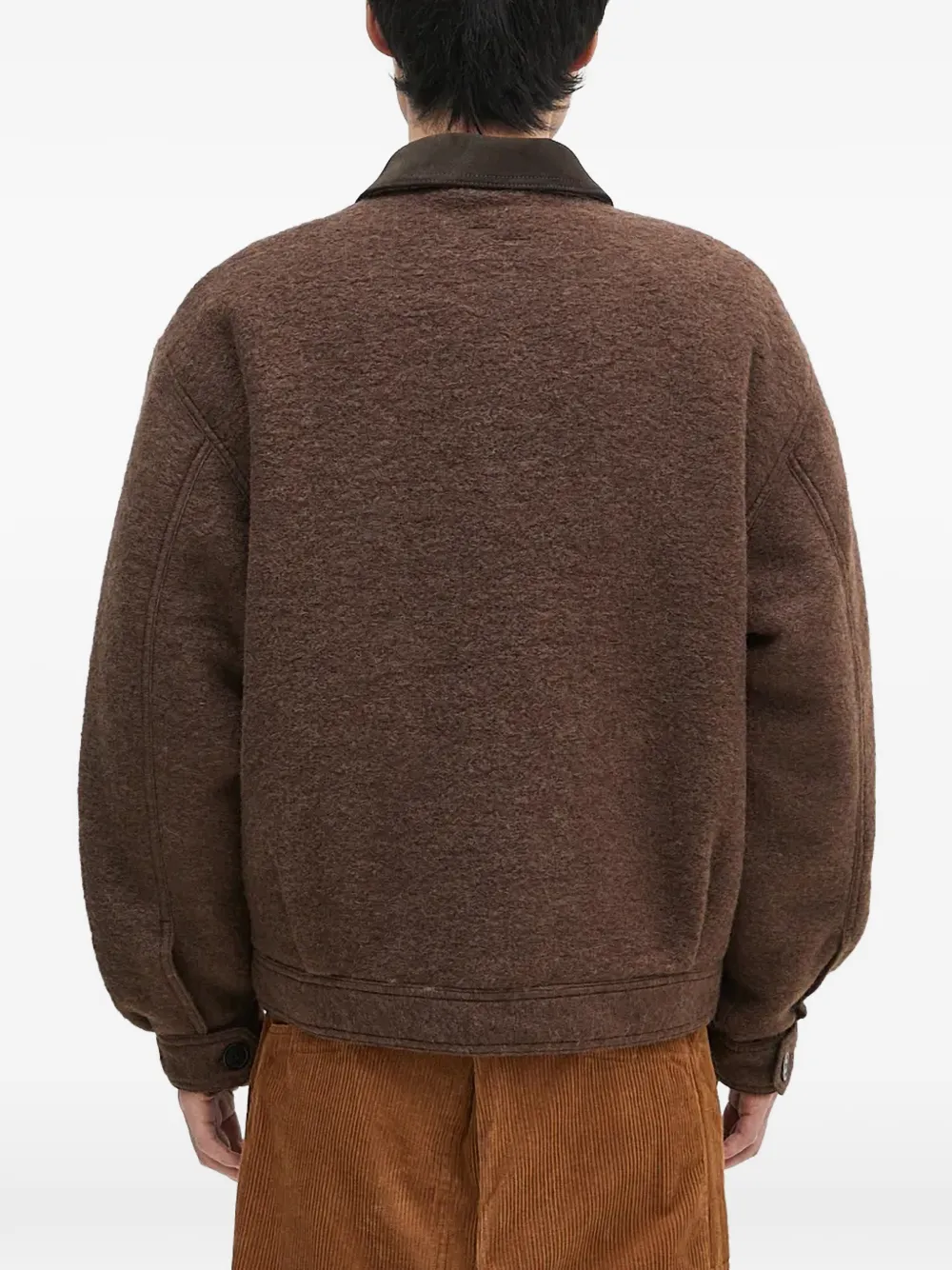 Filling Pieces Jack met klepzak en kraag Bruin