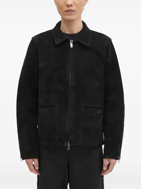 Filling Pieces suede zip-front jacket