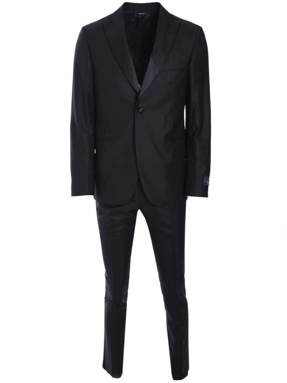 Tombolini classic two-piece suit - Black