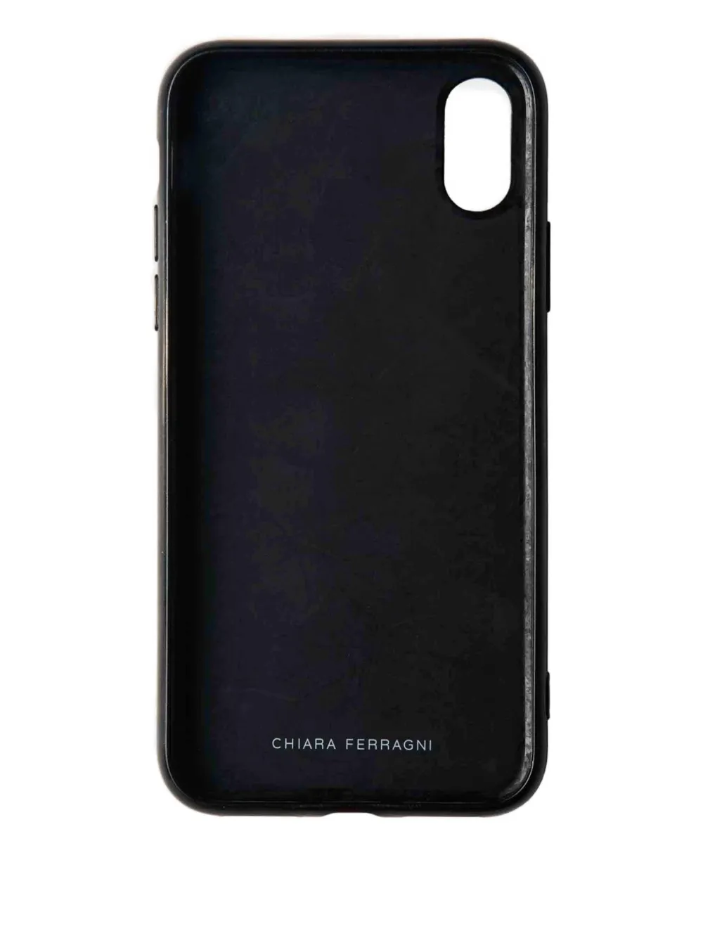 Chiara Ferragni Sequin-embellished Glitter Eye Iphone X Cover In Black