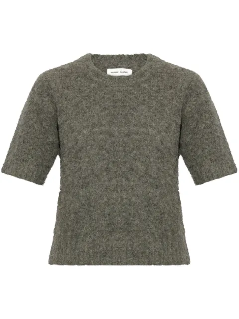 SAMSOE SAMSOE brushed-finish knit top