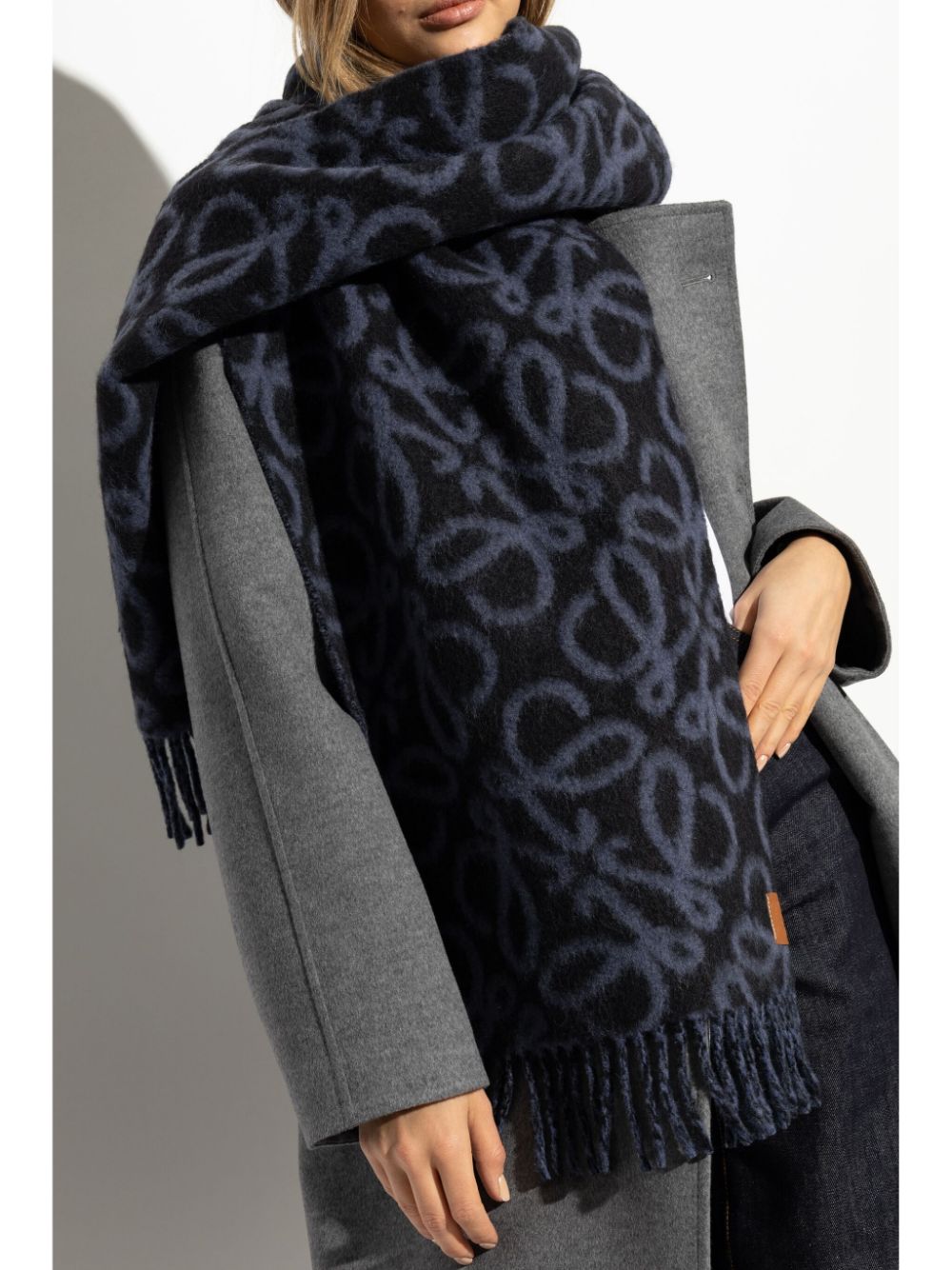 LOEWE Anagram scarf - Blauw