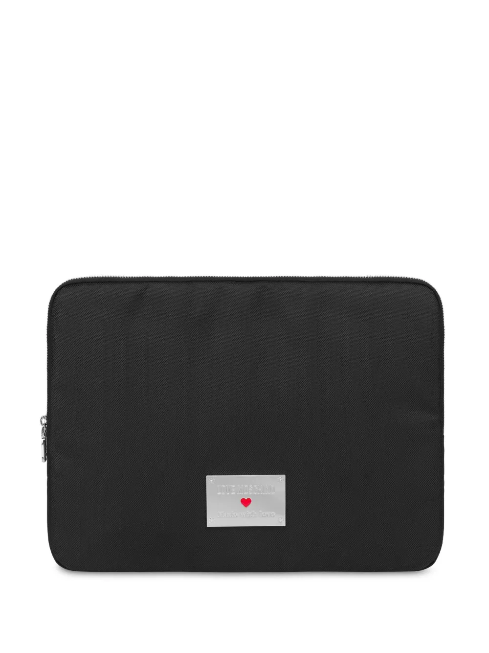 logo-plaque laptop case