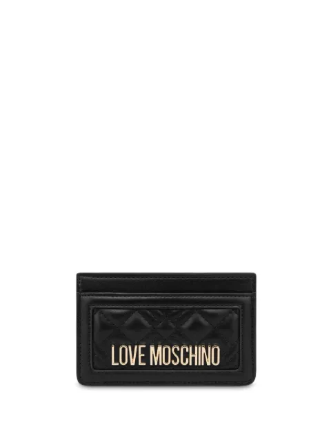 Love Moschino 로고 장식 카드홀더