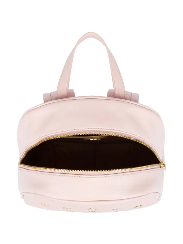 Love Moschino logo-plaque Quilted Backpack | Pink | FARFETCH