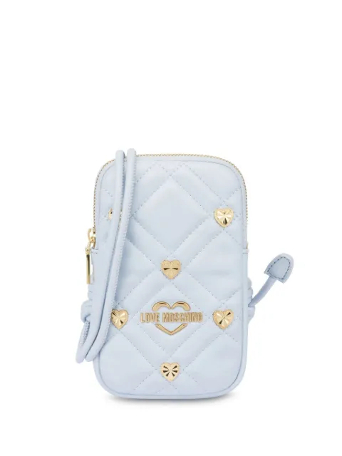 Love Moschino étui pour téléphone à design matelassé