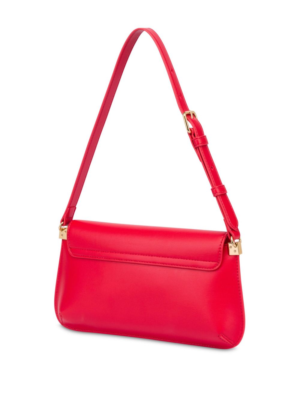 Love Moschino Schoudertas met logo - Rood