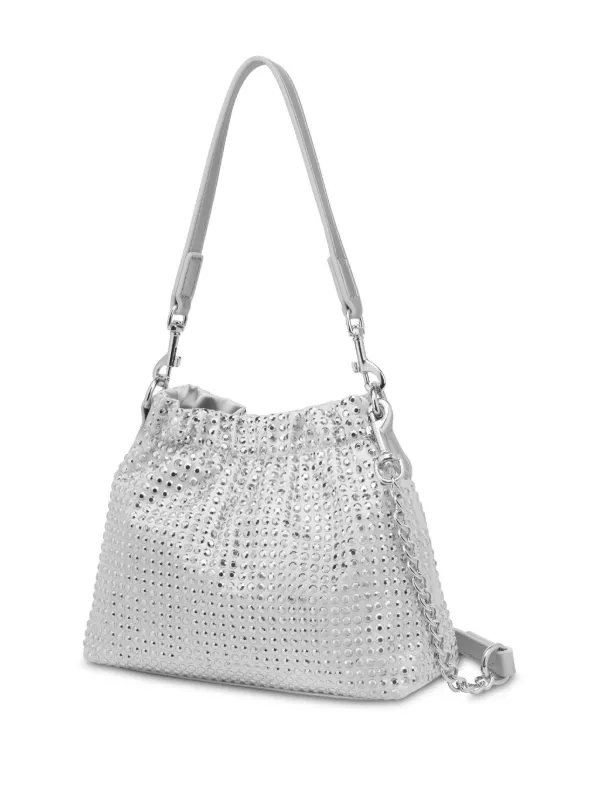 Love Moschino スタッズ ショルダーバッグ | グレー | FARFETCH JP