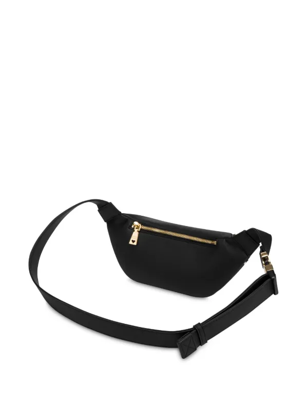 Love Moschino ロゴプレート ベルトバッグ | ブラック | FARFETCH JP