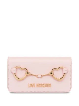 Love Moschino heart-plaque Cross Body Bag | Pink | FARFETCH