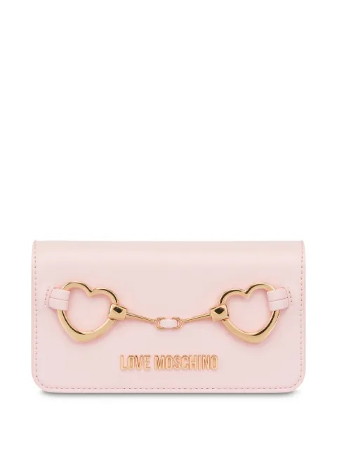 Love Moschino heart-plaque cross body bag
