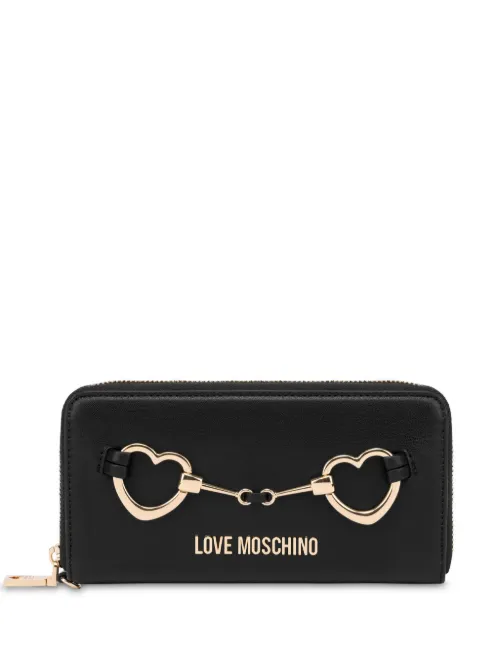 Portefeuille à plaque logo - Love Moschino - Modalova