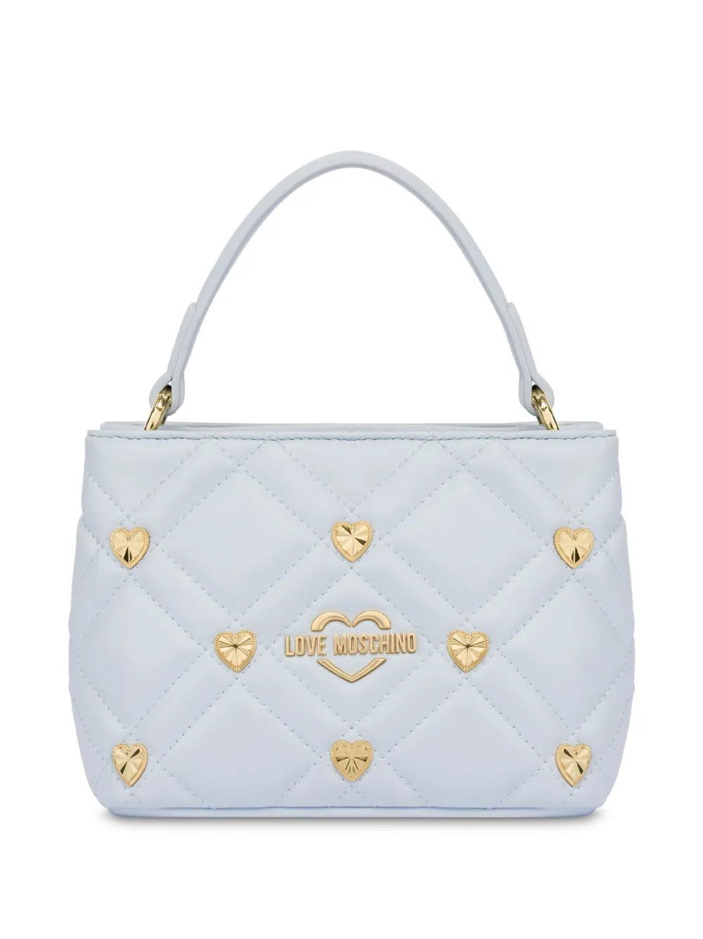 Love Moschino ロゴ ハンドバッグ - パープル Love Moschino ロゴ ハンドバッグ - パープル