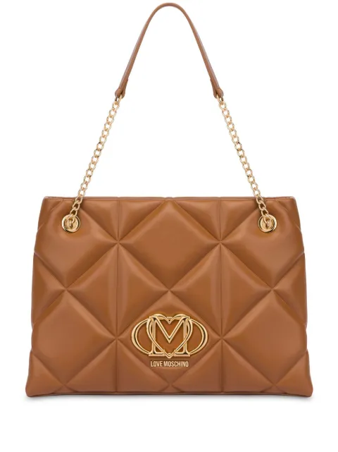 Love Moschino logo shoulder bag WOMEN