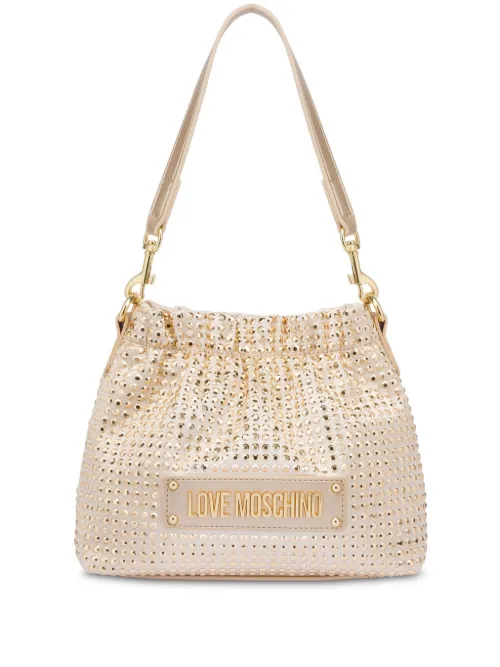 Sac à bandoulière à détails de clous - Love Moschino - Modalova