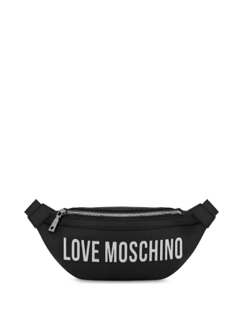 Love Moschino logo-plaque belt bag 